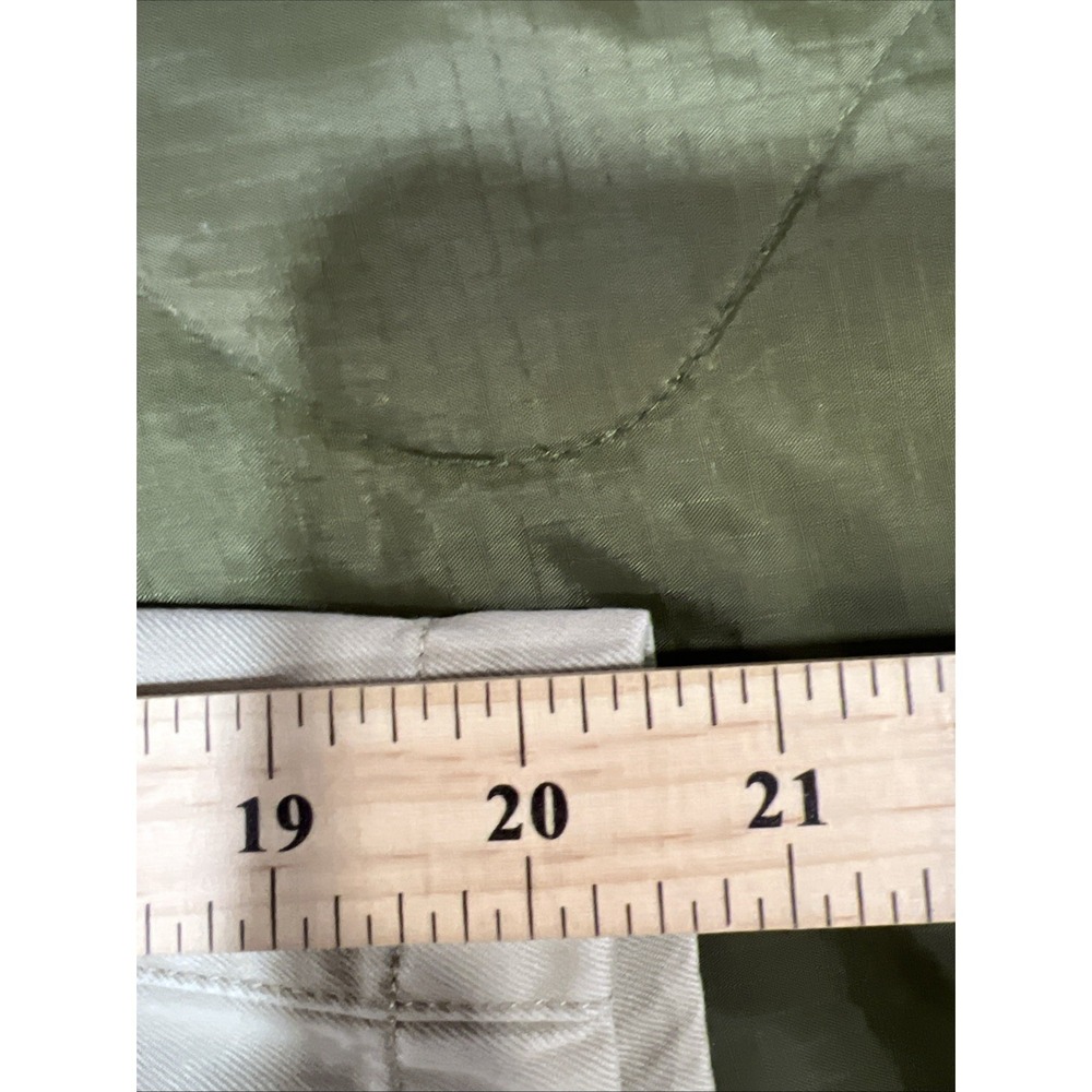 Peter Millar Shorts Mens 38 Khaki Pima Cotton Peru Luxury Golf Flat Front Preppy - Picture 13 of 14